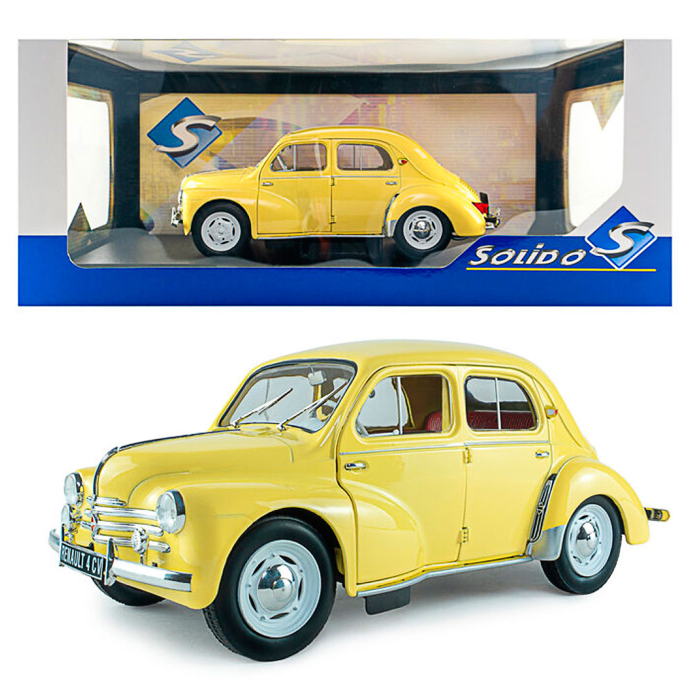 Solido, Renault 4CV gelb (Jaune Infante),  1:18