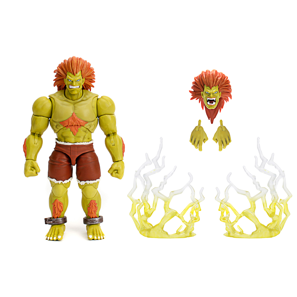 Jada, Street Fighter II Blanka 7,5" Figure Jada, Street Fighter II Blanka 7,5" Figure