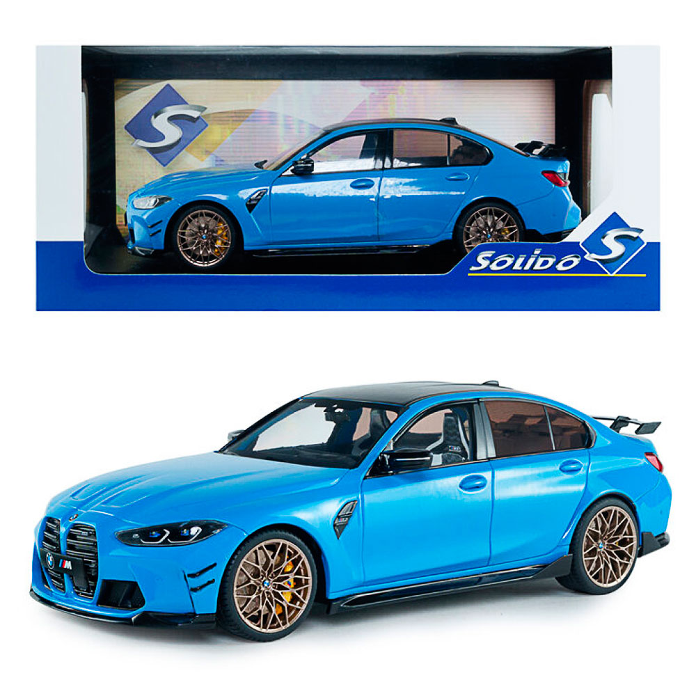 Solido, BMW M3 (G80) blau, 1:18