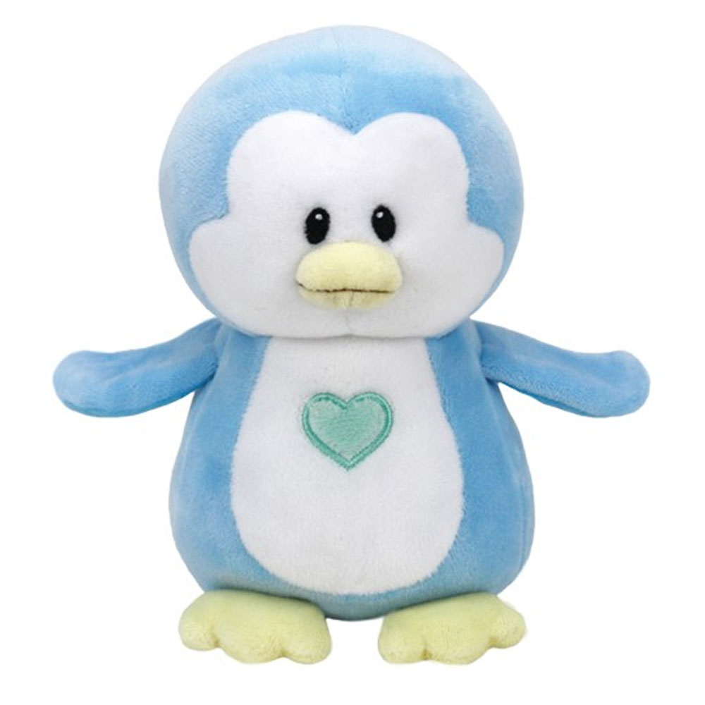 Baby Ty, "Twinkles", Pinguin hellblau, ca 17cm