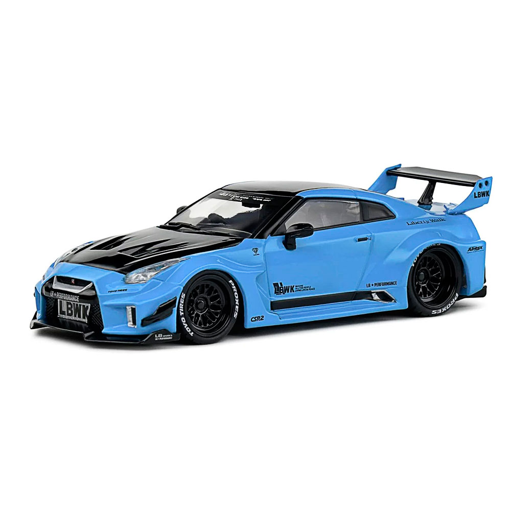 Solido, Nissan GTR35 2019 blau, 1:43
