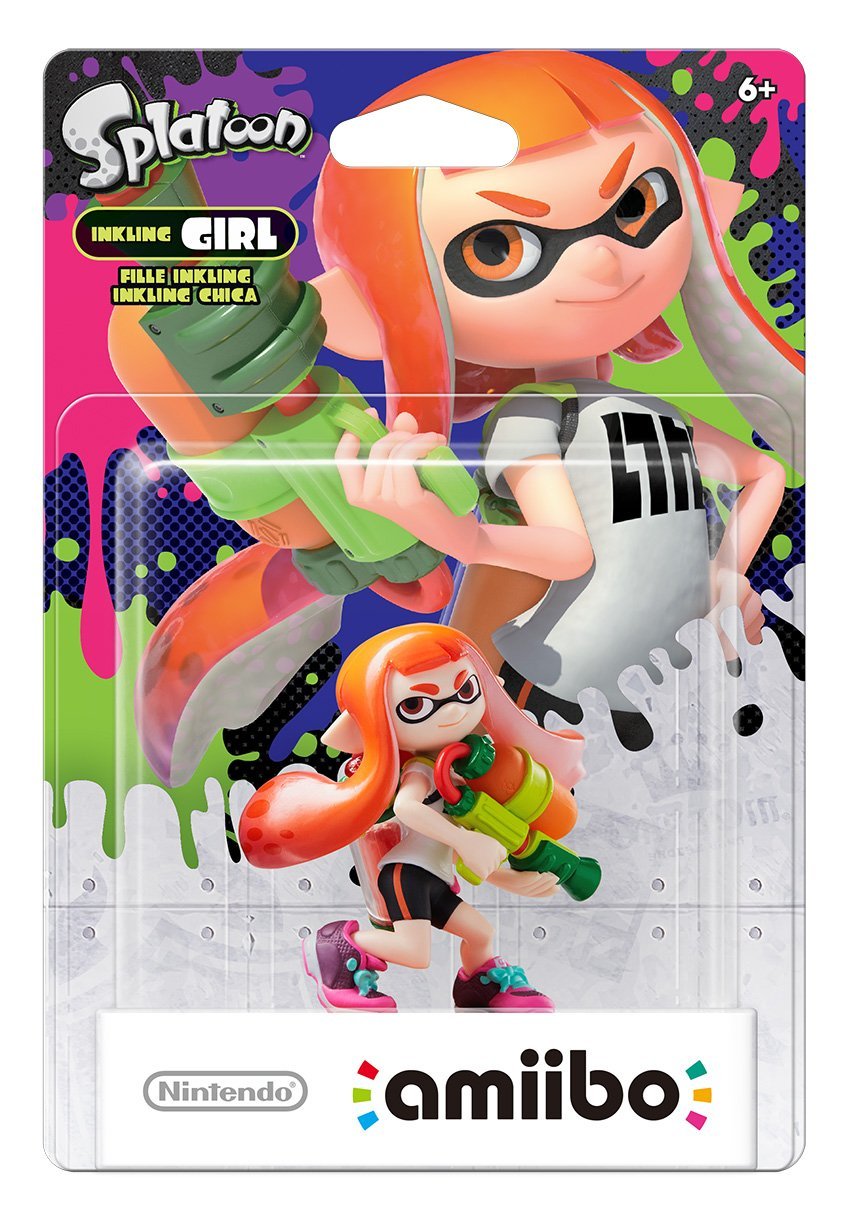 amiibo - Splatoon Inkling-Mädchen Figur Wii U / 3DS / 2DS