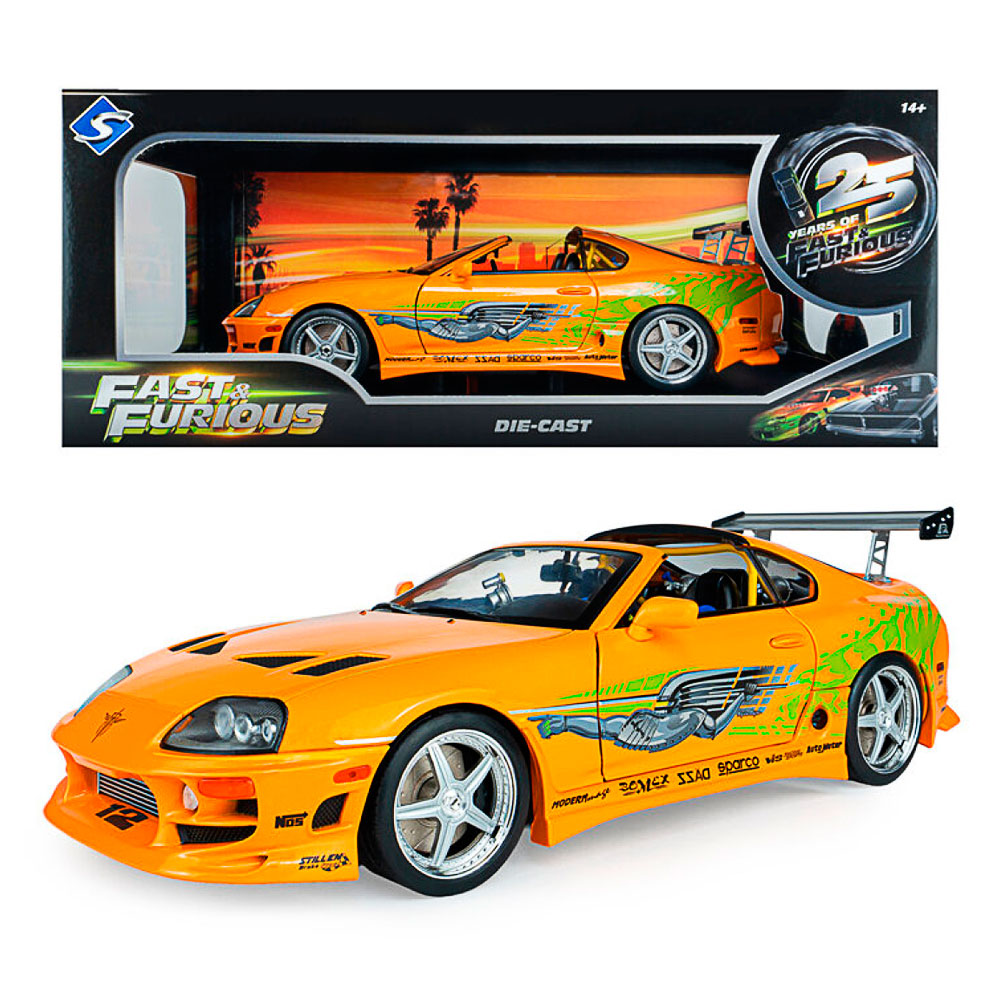 Ferngesteuertes Auto, Rennwagen, Orange, Schnellwagen, Grau/Hellgrau Akzente