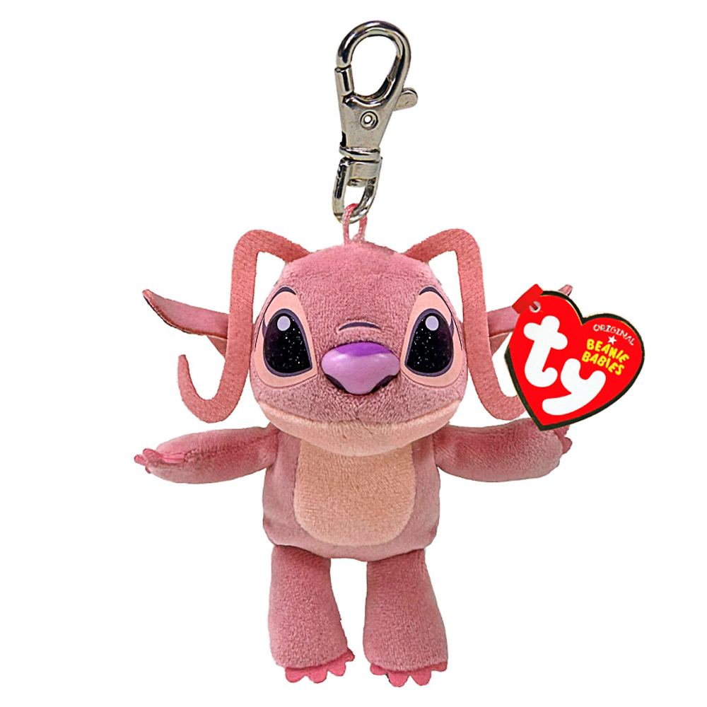 Ty Beanie Babies, Lilo & Stitch, Angel, Schlüsselanhänger, ca 8 cm