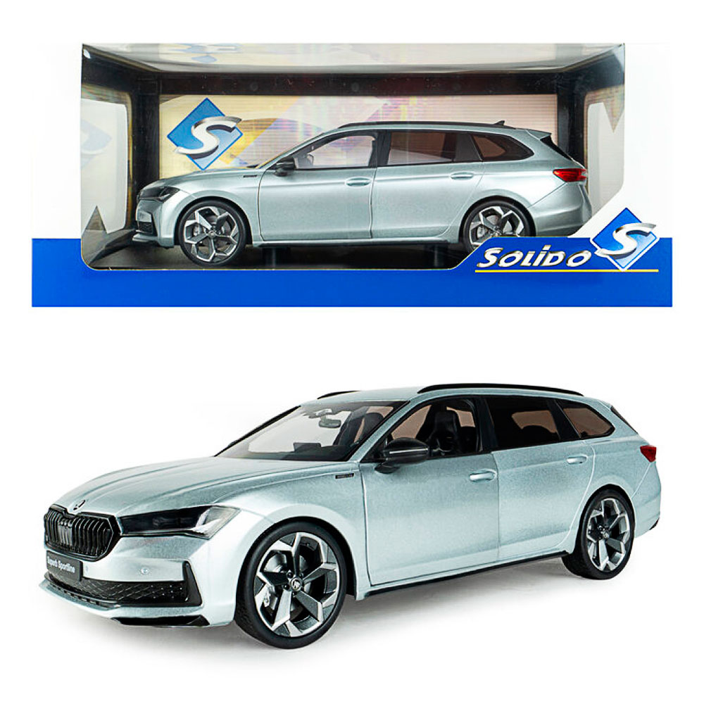 Solido, Skoda Superb Combi Mineral grau,  1:18