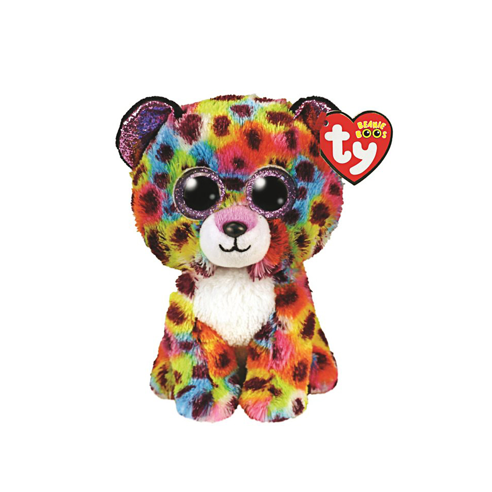 TY Beanie Boo's, "Giselle", Leopard, ca 15 cm.