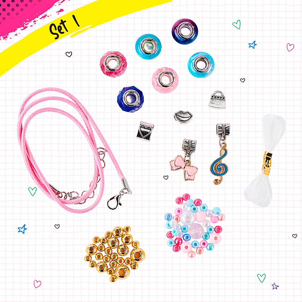 Simba, Fashion Flasch, DIY Kette und Armband, Set 1 - Schleife