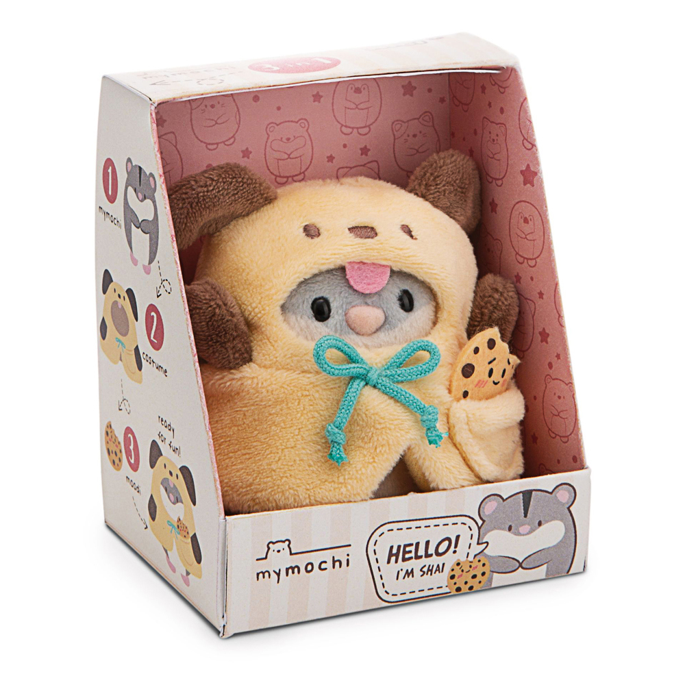 Nici, Mymochi, Pinguin Waddle mit Ente u. Katzenkostüm in Geschenkbox, ca 8 cm