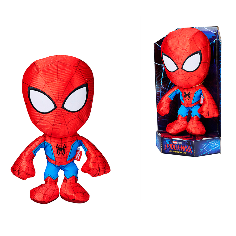 Spider-Man Plüsch, Plüschspielzeug, Rotes Kostüm, Webmuster, Kindergeschenk
