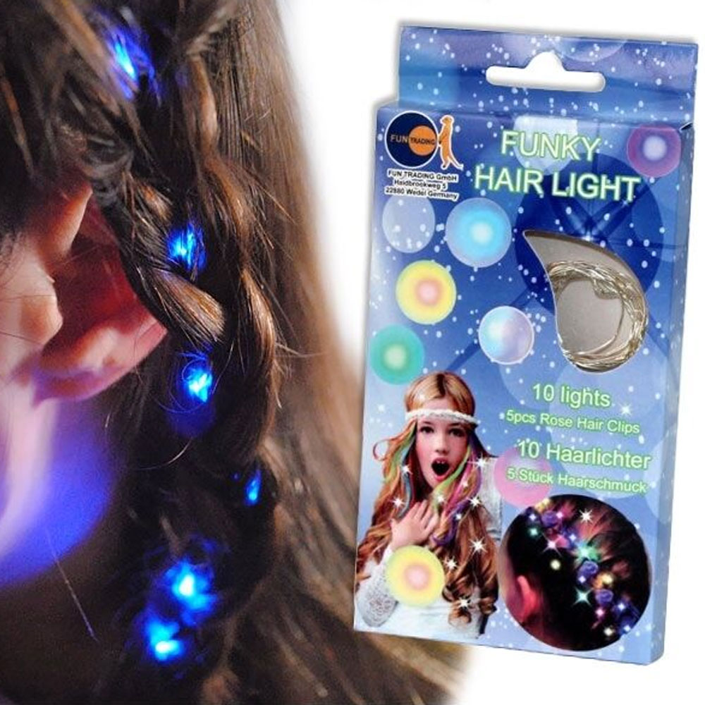 029782 Funky Hair Lights, Haarschmuck mit LED