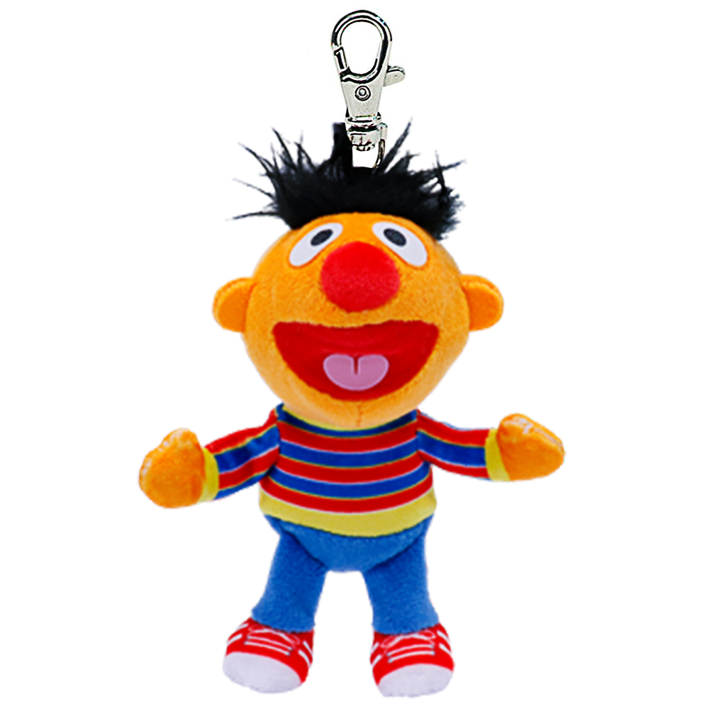 Plüschtier, Kuscheltier, Ernie-ähnlich, Schlüsselanhänger, Figur
