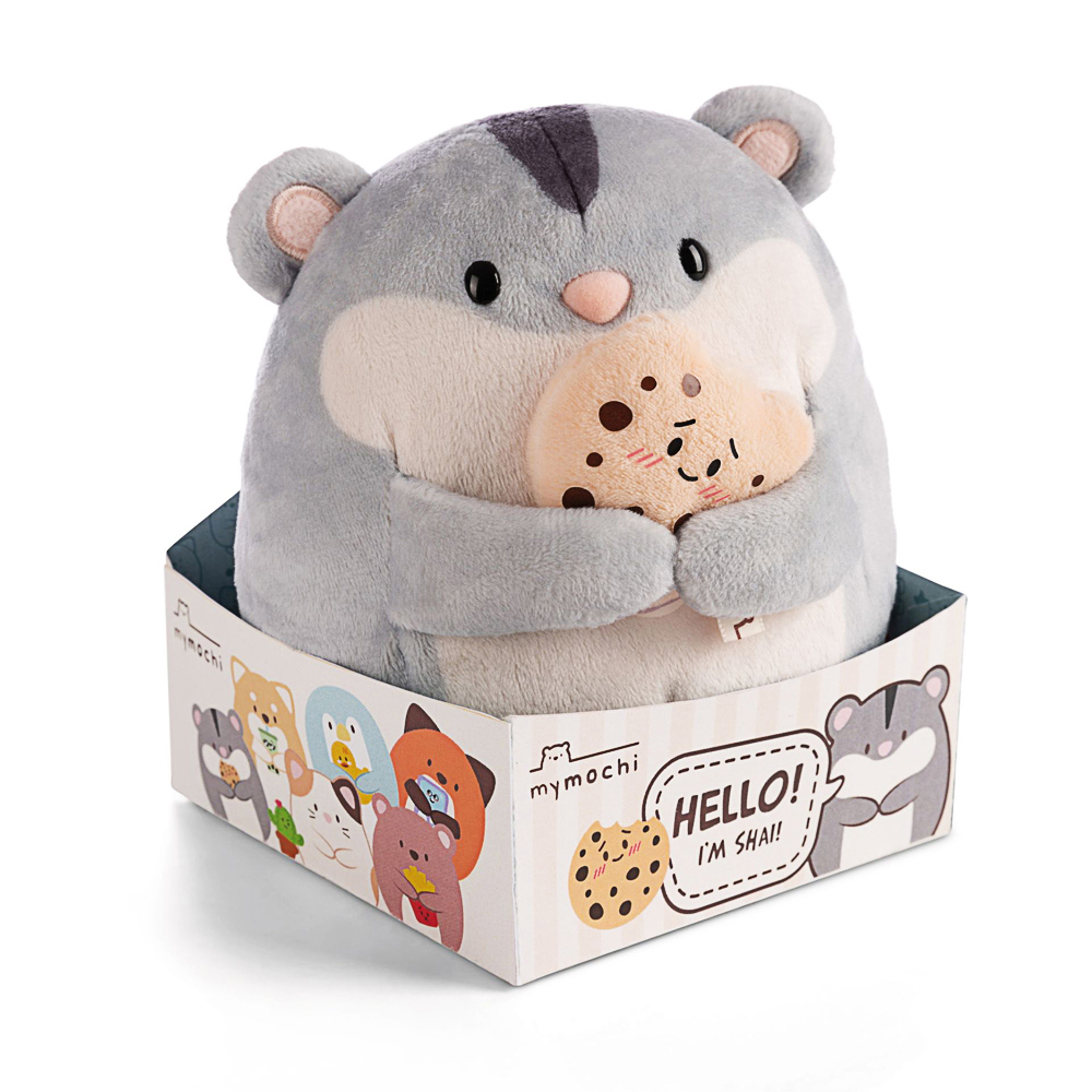 Nici, Mymochi, Hamster Shai mit Keks in Geschenkbox, ca 16 cm