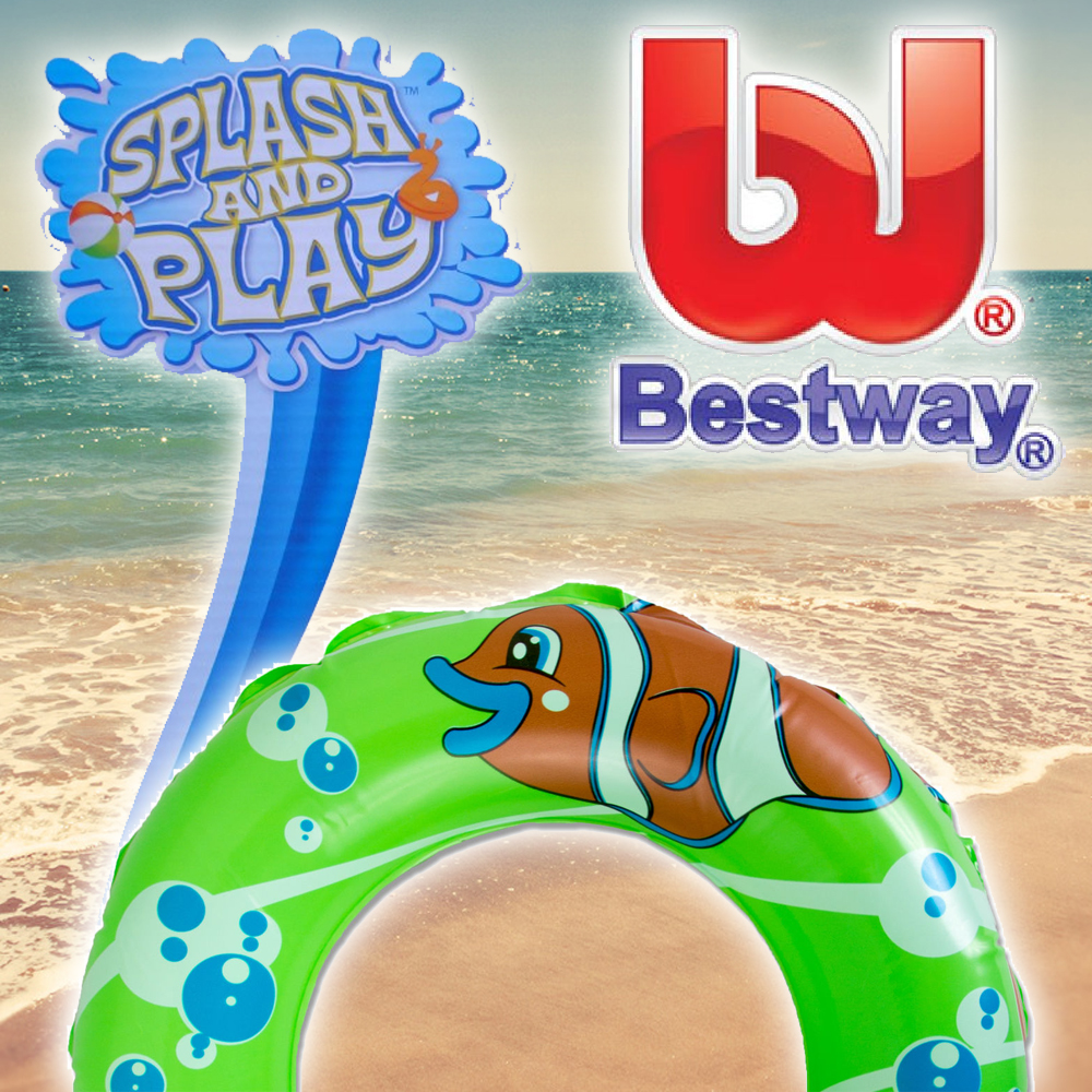 Bestway Schwimmreif, 41cm, Splash and Play, grün