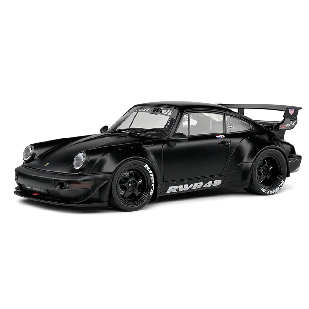 Solido, Porsche RWB Bodykit Darth Vader schwarz, 1:18