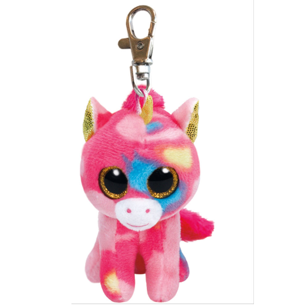 Ty Beanie Boo, "Fantasia", Einhorn, Clip, multicolor, ca 8,5cm