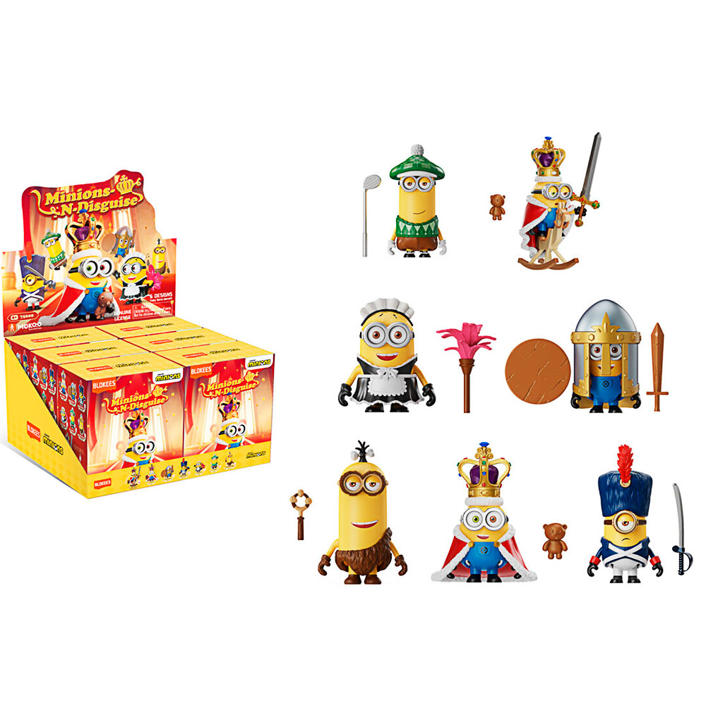 Dickie Toys, Blokees Figures, Minions Mokoo N-Disguise - Überraschungsbox