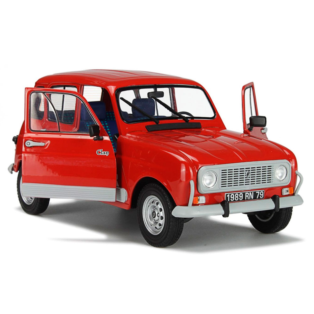 Solido, Renault 4 GTL rot,  1:18