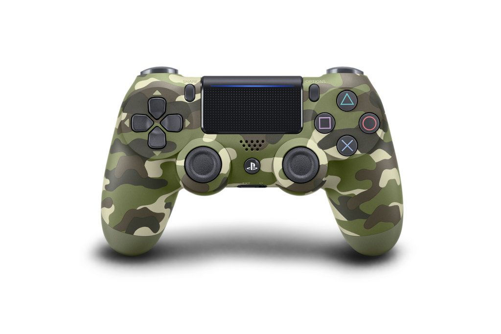 Controller Wireless Dual Shock 4 - green camouflage PS4 (original Sony)