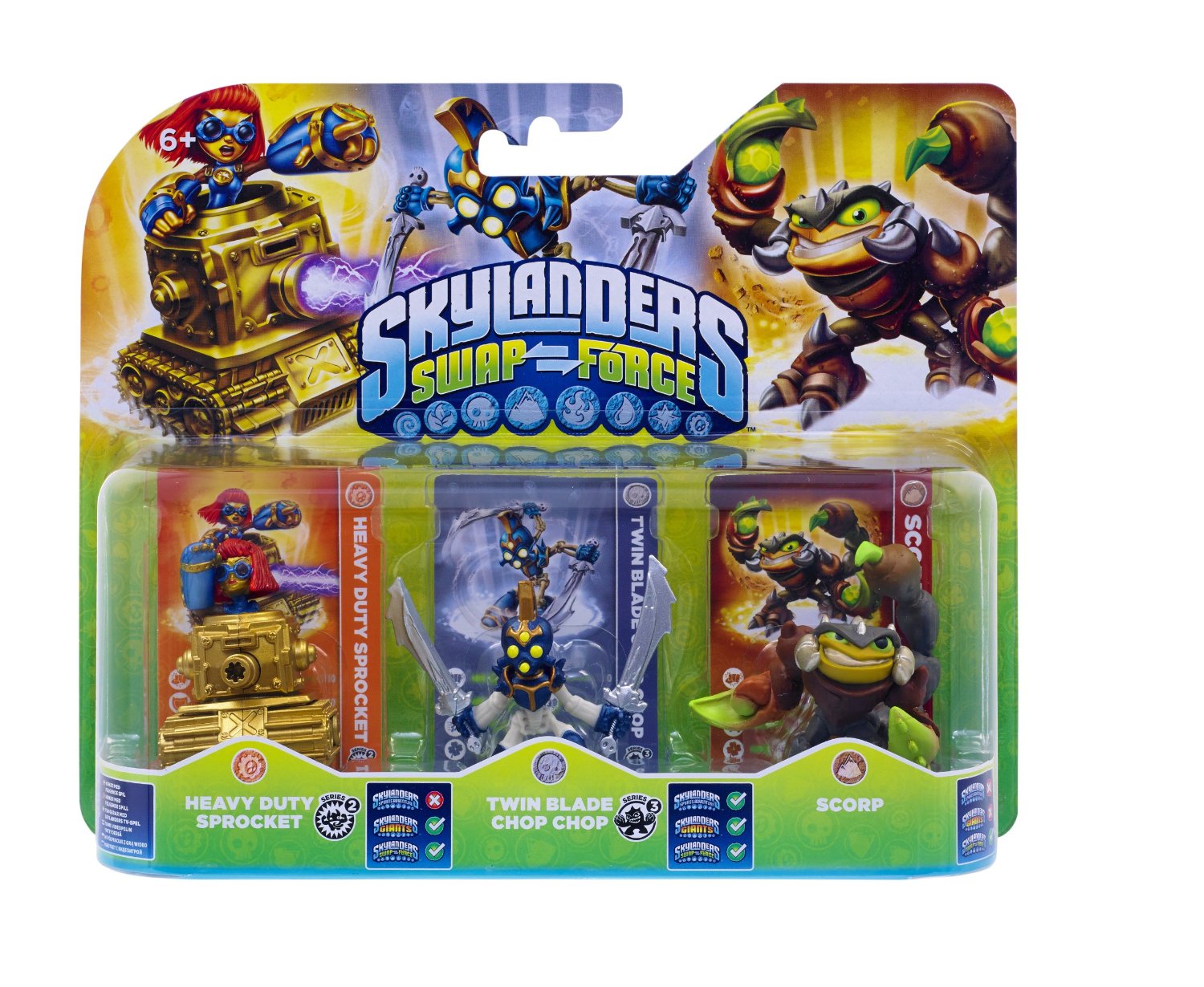 SKYLANDERS SWAP FORCE Triple Pack D (3 Figuren)