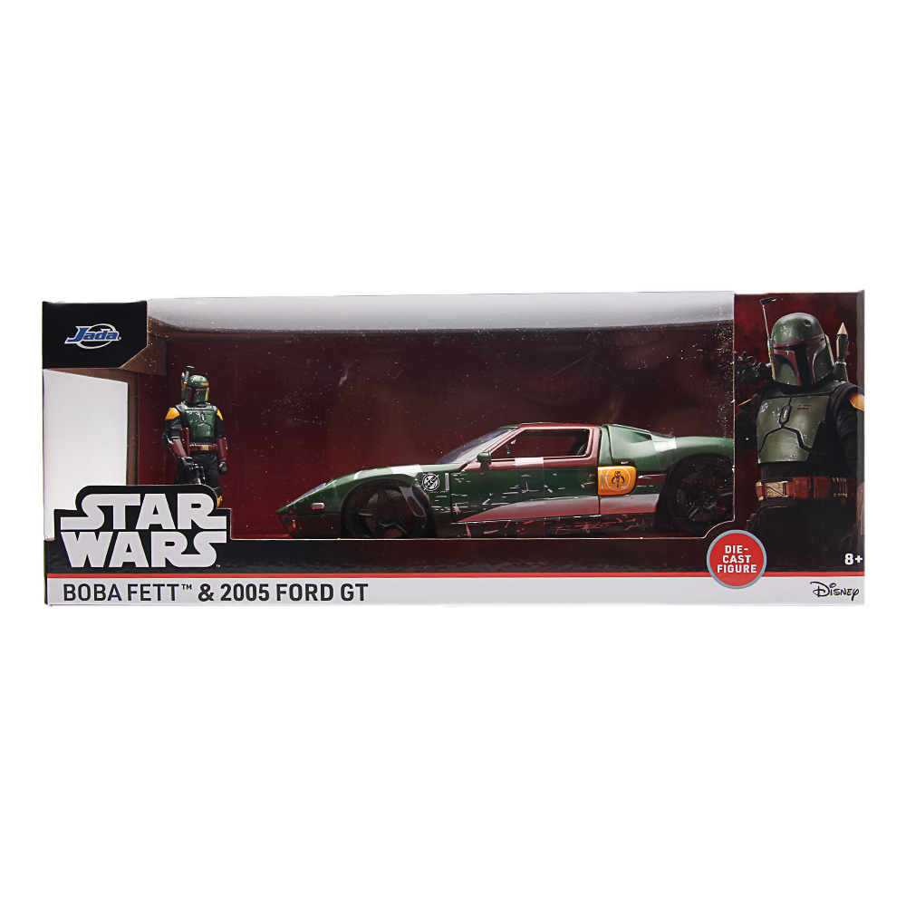 Star Wars, Boba Fett, Ford GT, Die-Cast, Model car