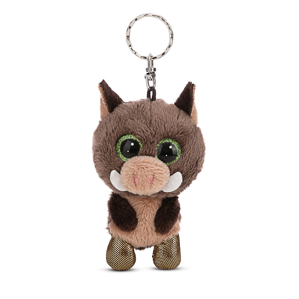 Nici, Glubschis Wildschwein Truffle Fluffle, Schlüsselanhänger, ca 9 cm