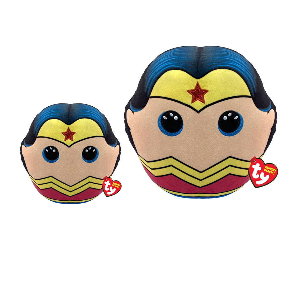 Ty Squishy Beanies, Wonder Woman - DC COMICS, 2fach sortiert