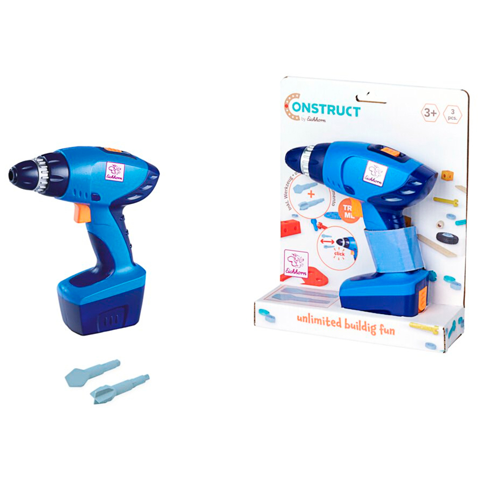 Schraubendreher, Kreisschraubendreher, Blue drill, Spielzeug-Bohrset, Kunststoffwerkzeug