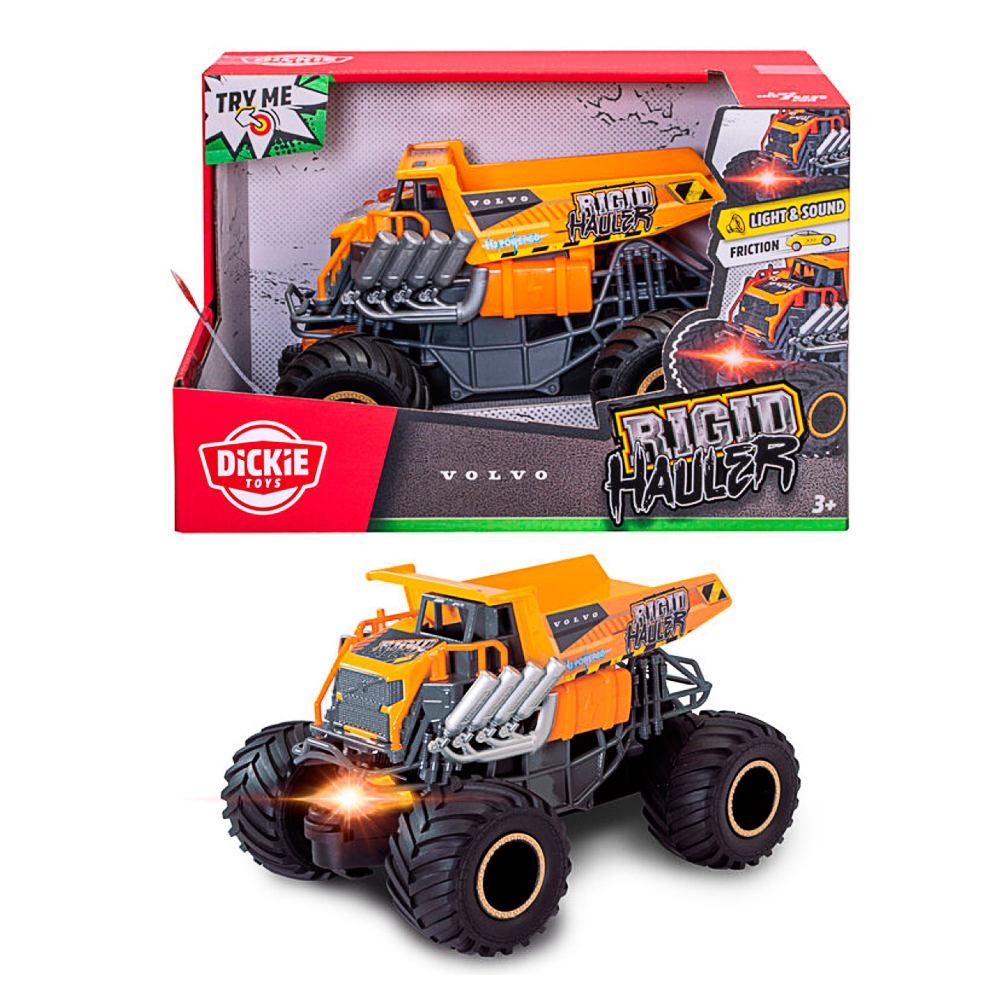 Spielzeugtruck, Monstertruck, Großer Räder, Gelb, Lichtfunktion