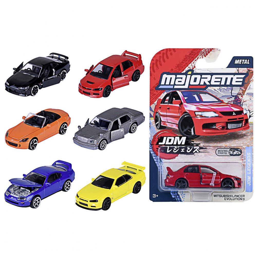 Majorette, JDM Legends Premium Cars,  6fach sortiert Majorette, JDM Legends Premium Cars,  6fach sortiert