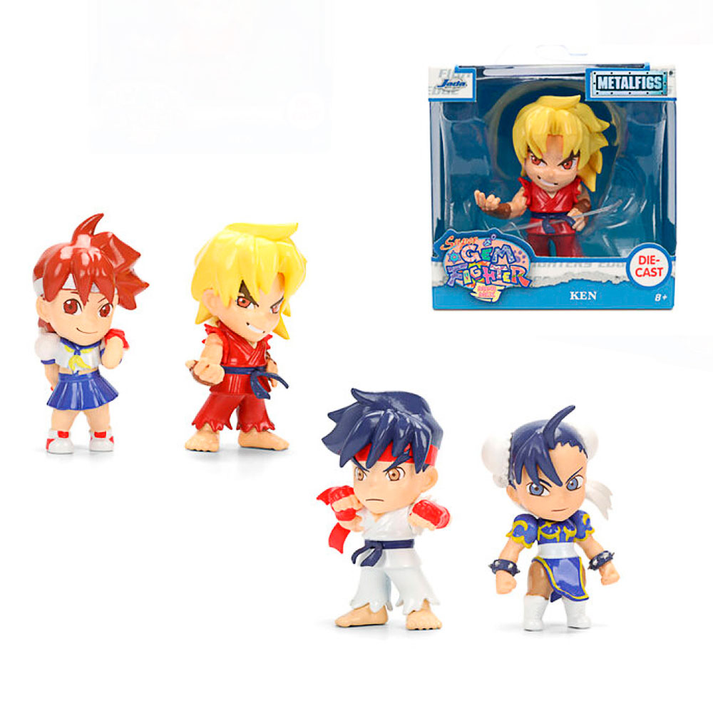 Jada,Super Gem Figures 2.5", Welle 1, Chun-Li Figur