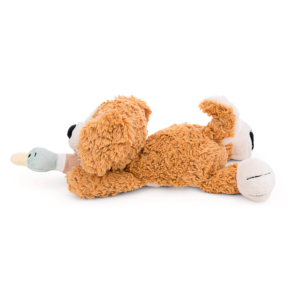 Nici, Kuscheltier liegende Hund & Ente, ca 30 cm