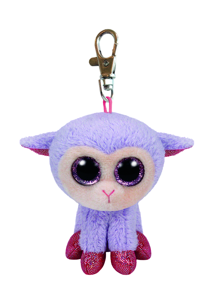 Ty Beanie Boos, "Lilli", Lamm lila, Clip, ca 8,5cm, limitiert