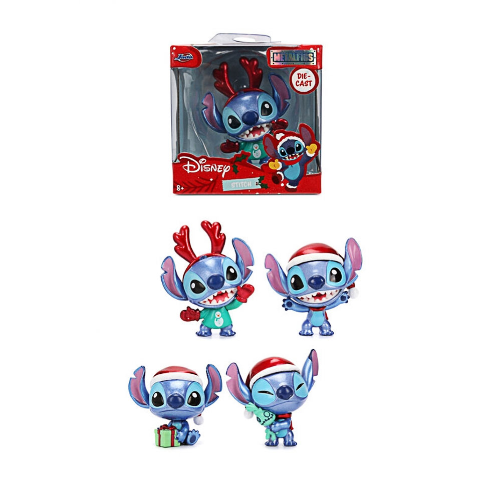 Jada,  Stitch Figures 2,5'', Welle 3, Weihnachten, 4fach sortiert