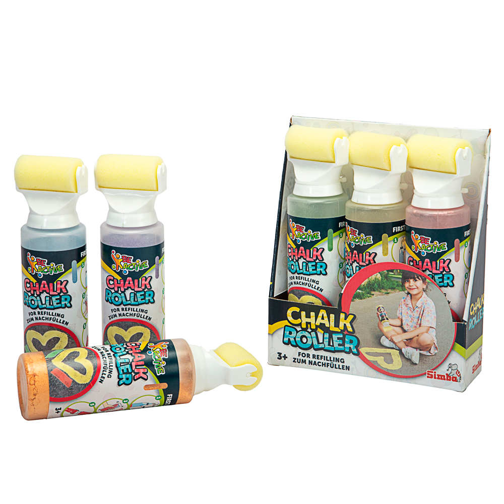 Simba, Kreideroller, 3er Set, 2fach sortiert