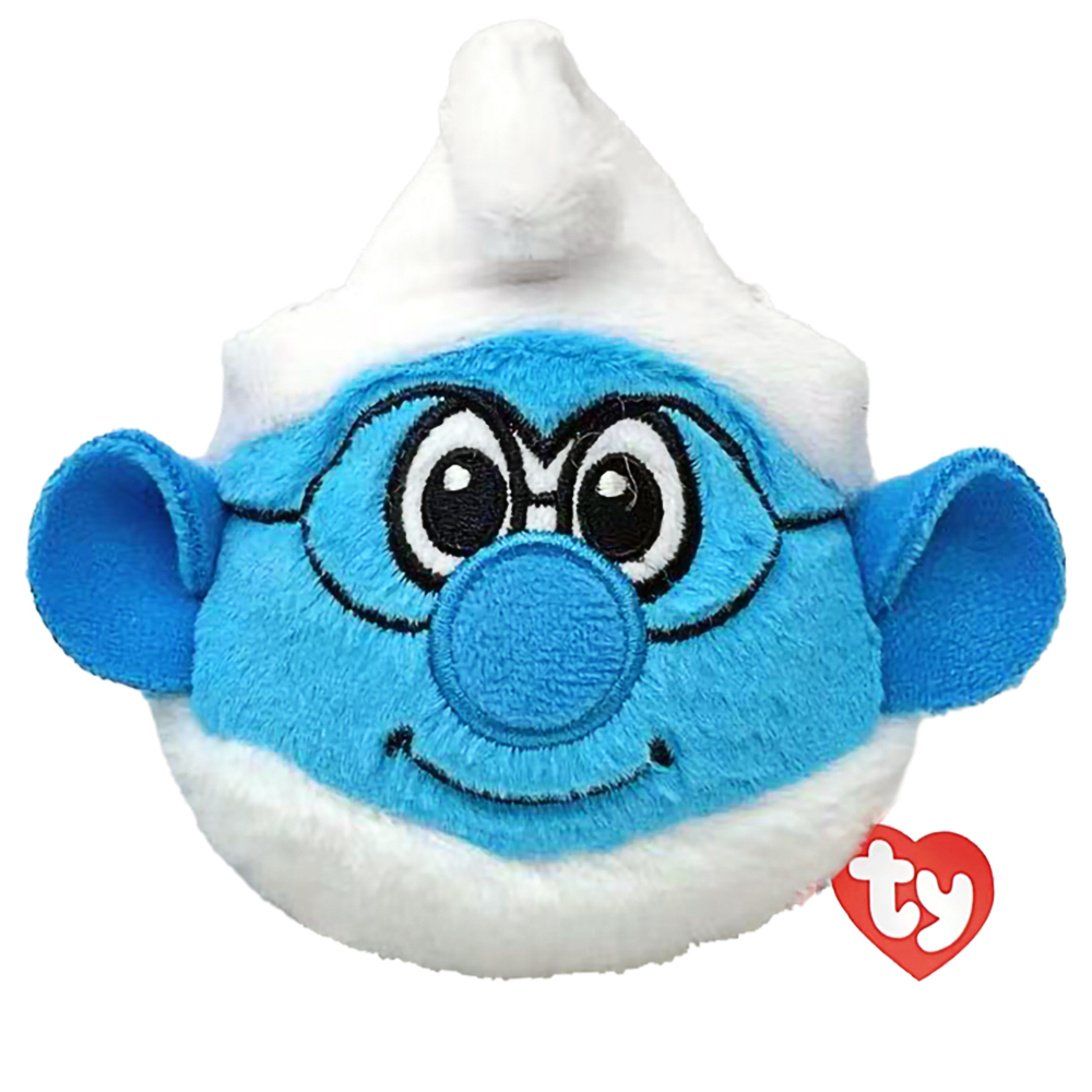 plush, Smurf, Smurf plush, face, blue