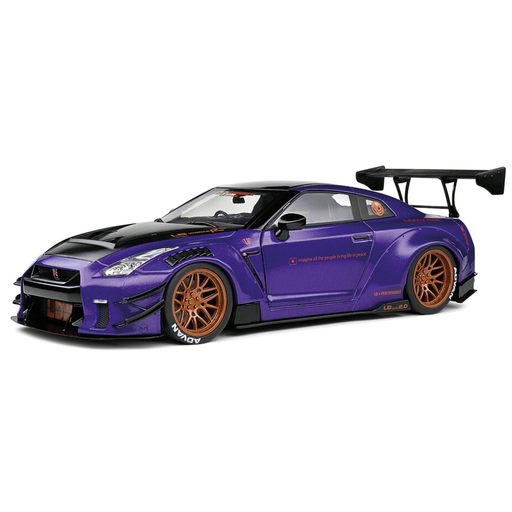 Solido, Nissan GT-R (R35) lila, 1:18