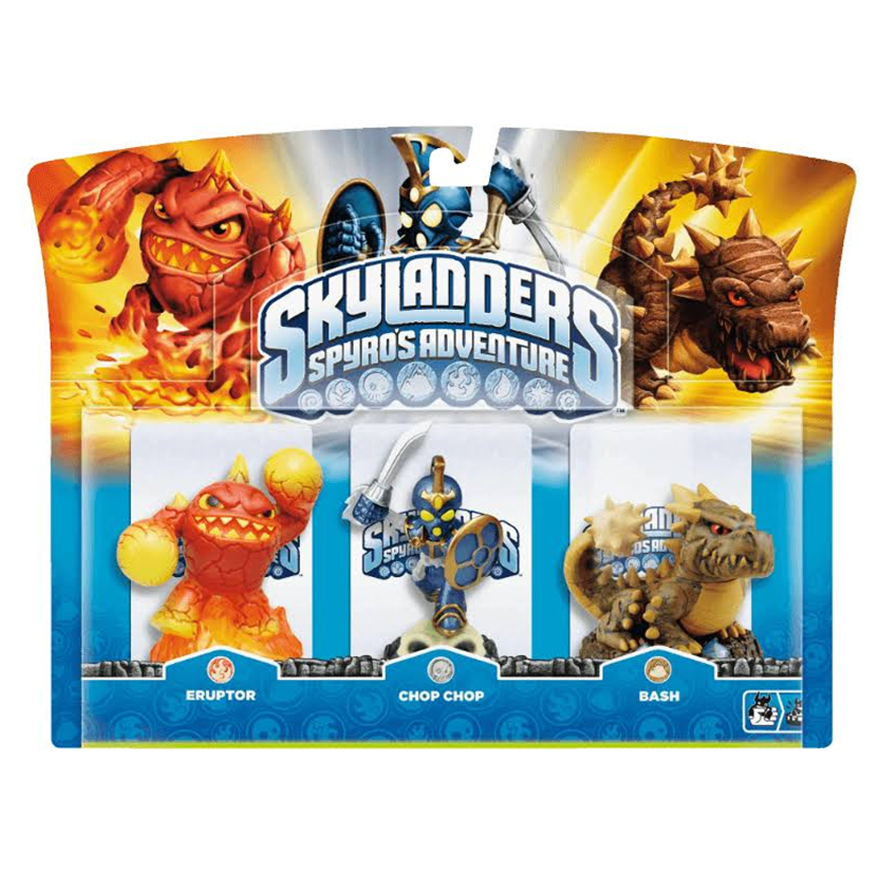 Produkt Abbildung SKYLANDERS_Triple_Pack_C_-(3-Figuren)_Chop-Chop+Bash+-Eruptor.jpg