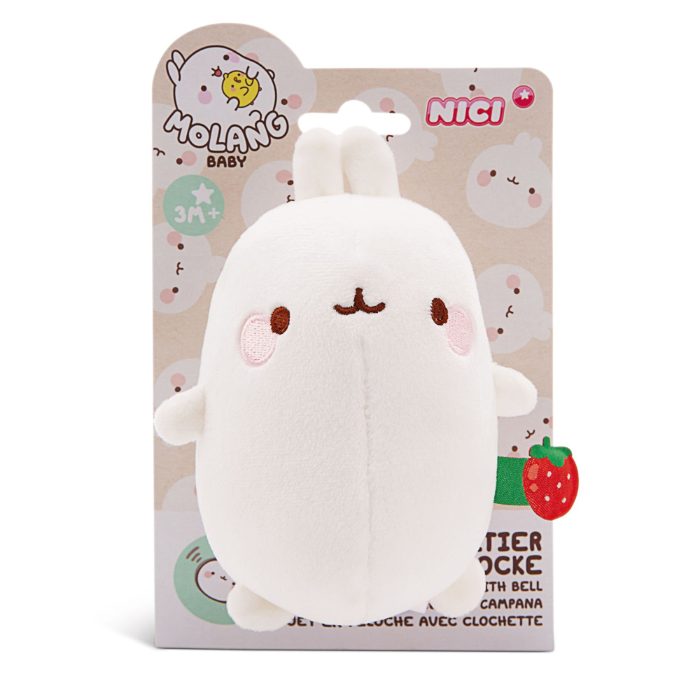 Nici, Kuscheltier Molang mit Glocke, ca 12 cm
