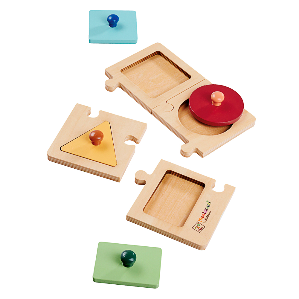 holzpuzzle, puzzle-tier, holzspielzeug, geometrische form, farbige scheiben