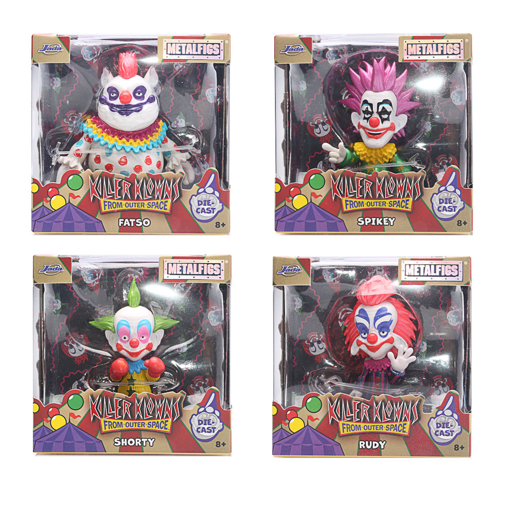 Jada, Killer Klowns Figures 2,5", Welle 1, 4fach sortiert Jada, Killer Klowns Figures 2,5", Welle 1, 4fach sortiert