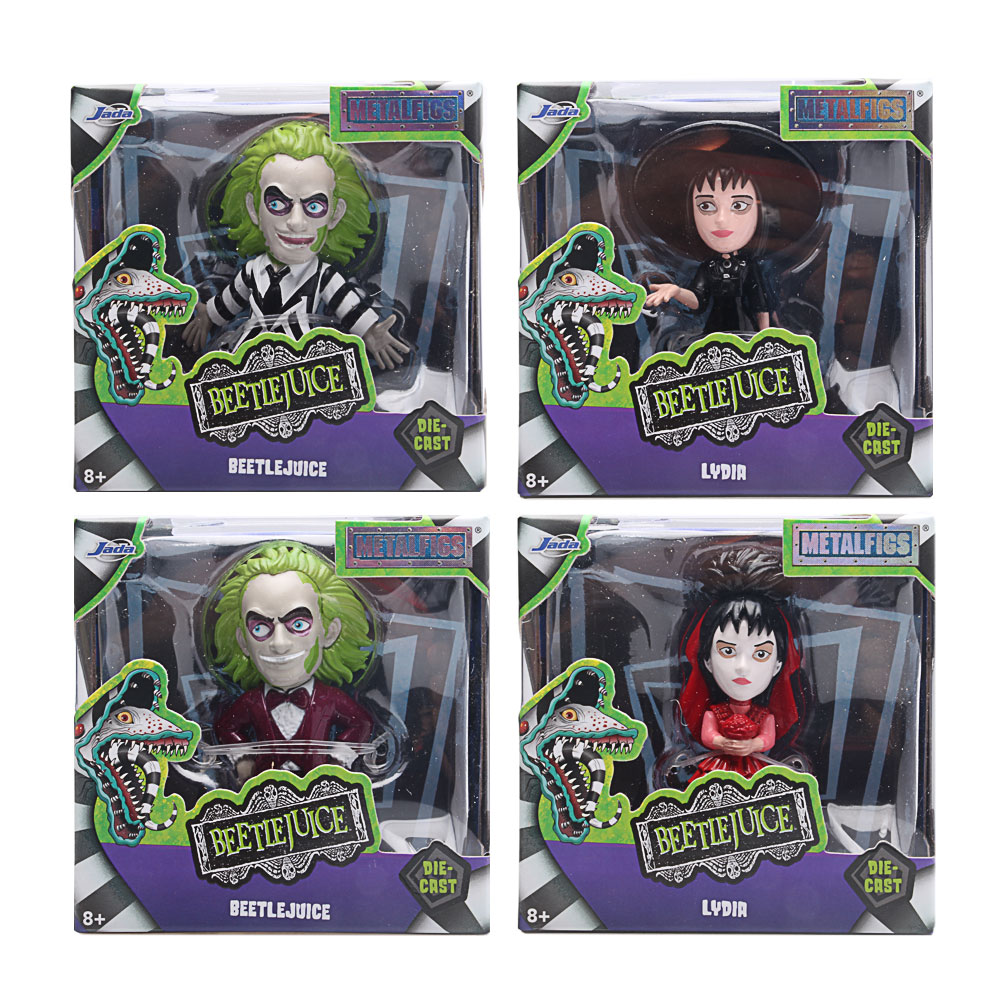 Jada, Beetlejuice Figures 2,5", Welle 1, 4fach sortiert