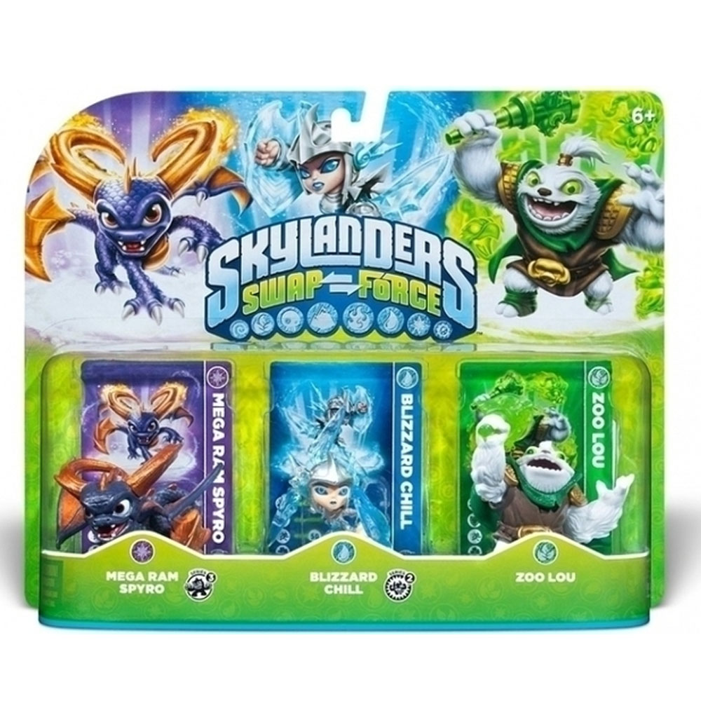 SKYLANDERS SWAP FORCE Triple Pack B (3 Figuren)