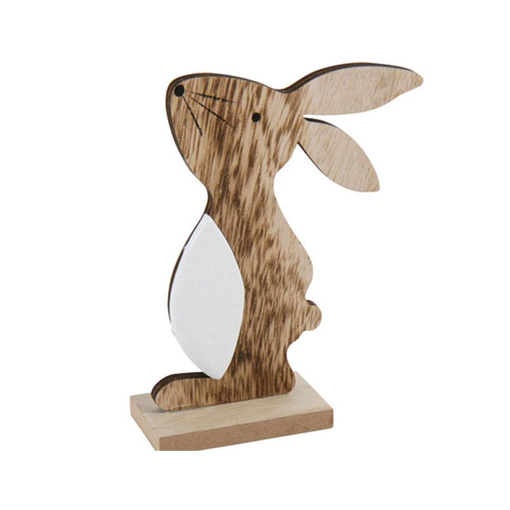 Deko-Holz-Hase, ca 11cm