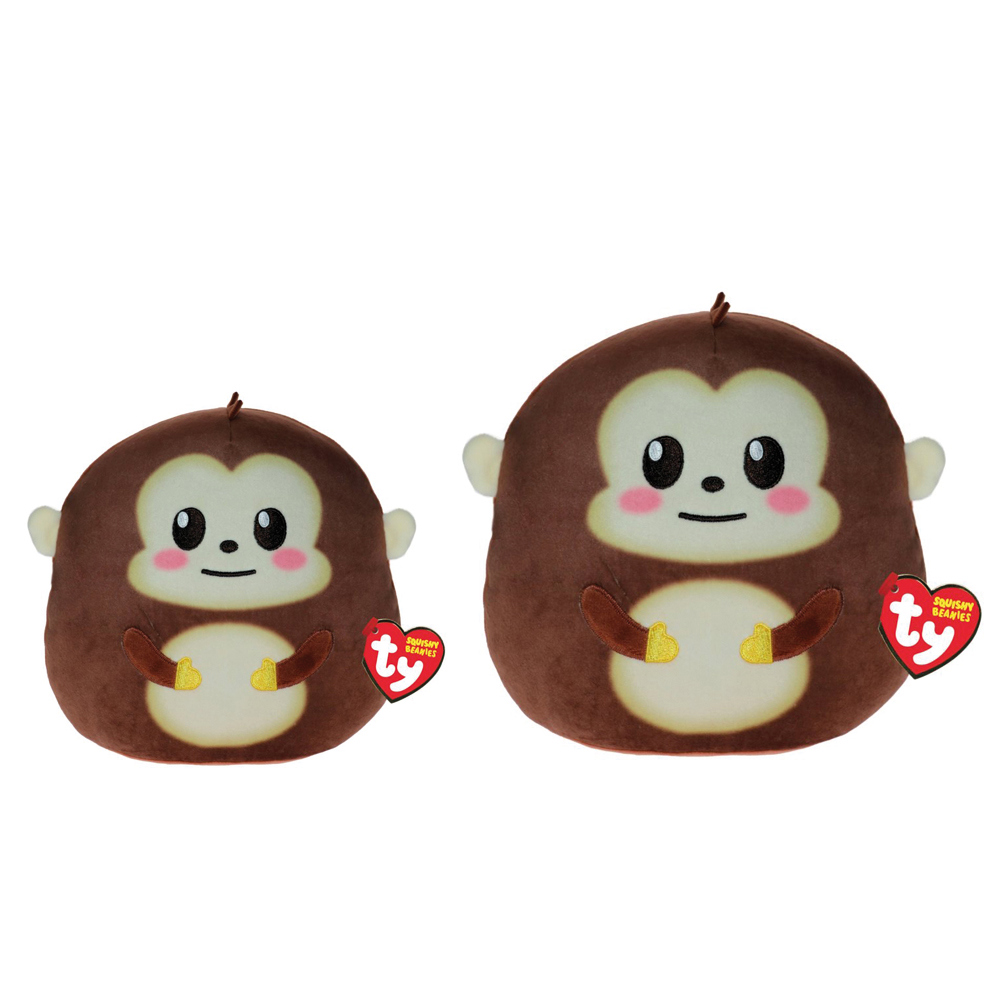 Ty Squishy Beanies, Matteo, Affe, unterschiedliche Grösse