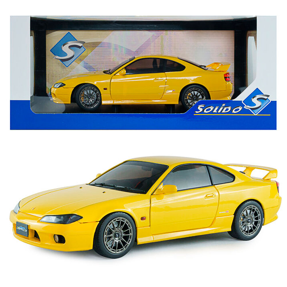 Solido, Nissan Silvia S15 gelb, 1:18