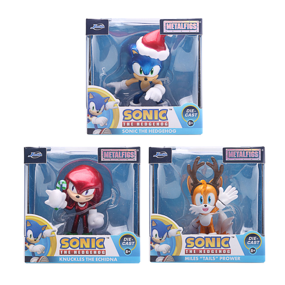Jada, Sonic Holiday Figures 2,5", Welle 2, 3fach sortiert Jada, Sonic Holiday Figures 2,5", Welle 2, 3fach sortiert