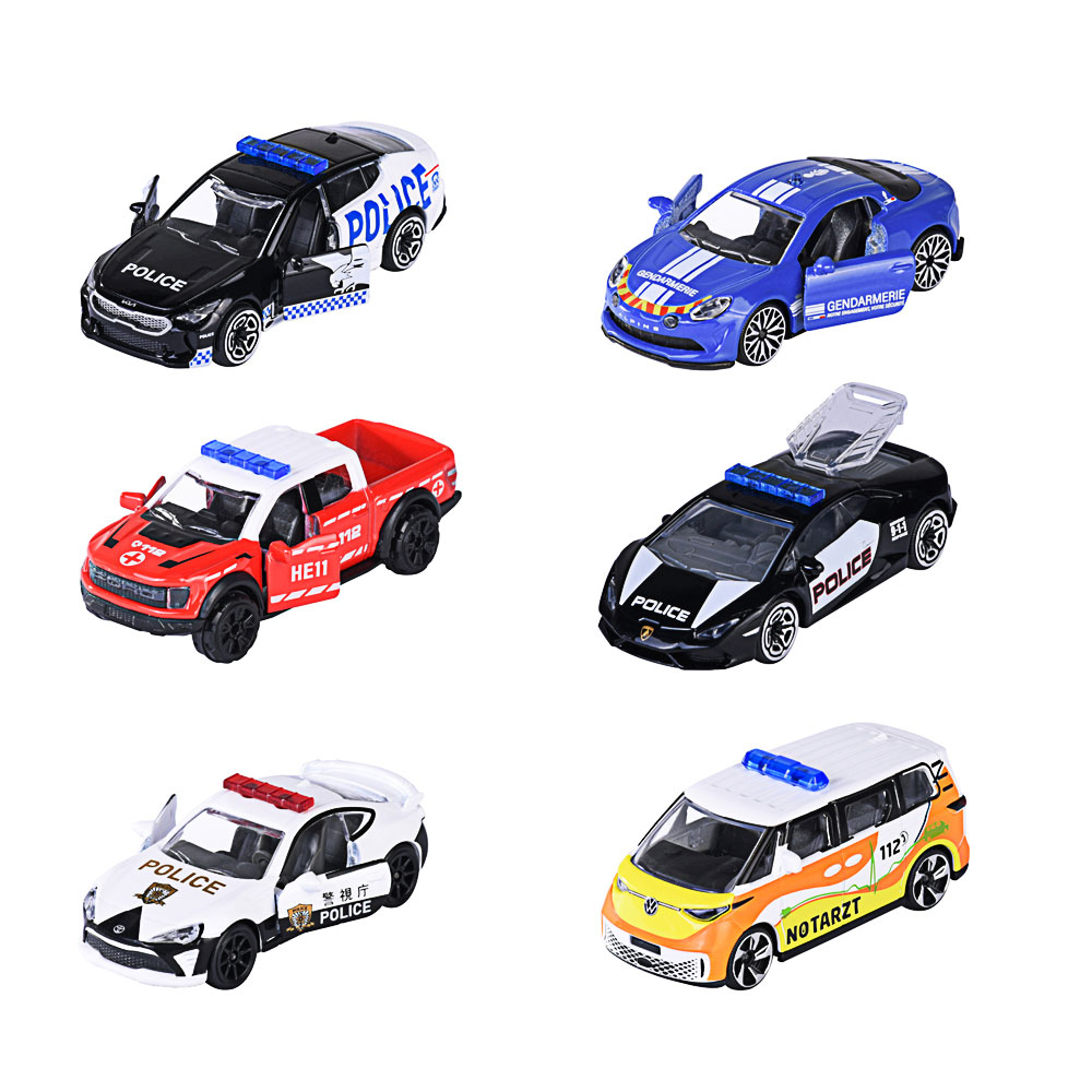 Majorette, Rescue World Premium Cars,  6fach sortiert Majorette, Rescue World Premium Cars,  6fach sortiert