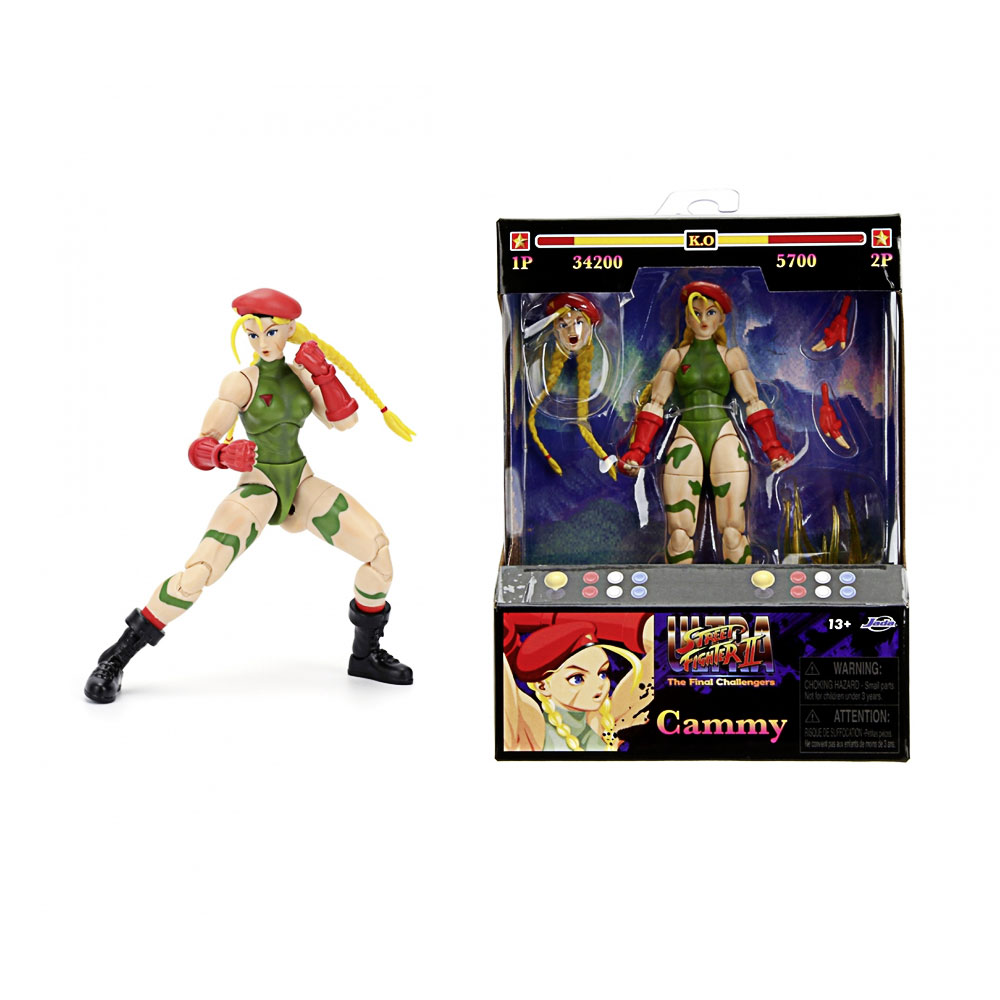 Jada, Street Fighter II Cammy 6" Figure Jada, Street Fighter II Cammy 6" Figure
