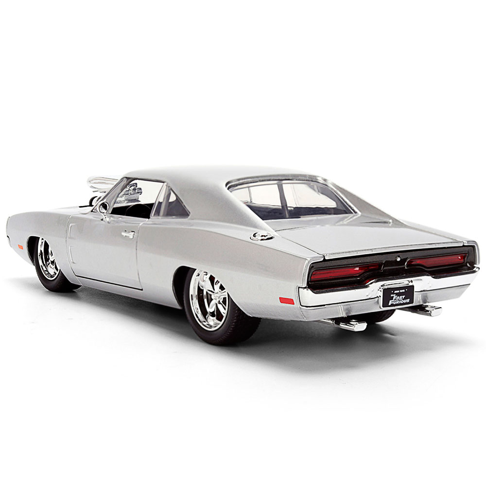 Modelauto, Diecast, Silber, Muscle Car, Rückansicht
