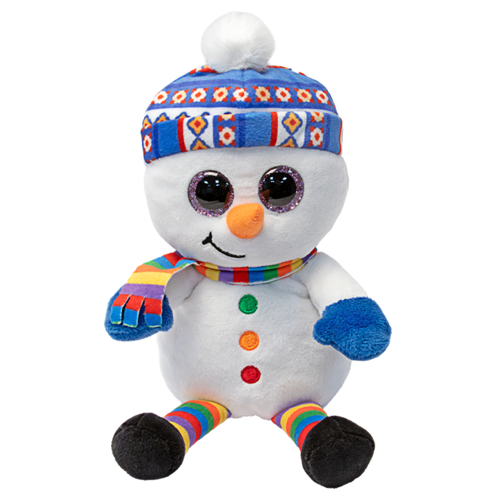 Schneemann, Plüschfigur, Wintermütze, Filter?, Nase orange